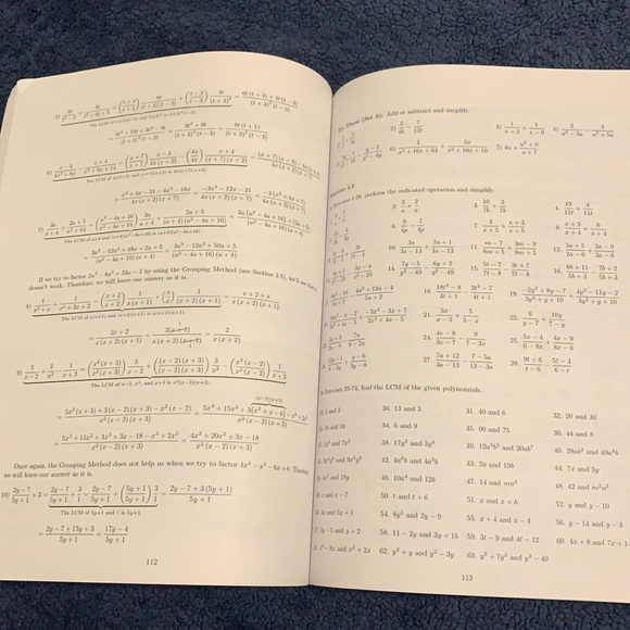 Remedial College Math Textbook - Picture 3 of 3